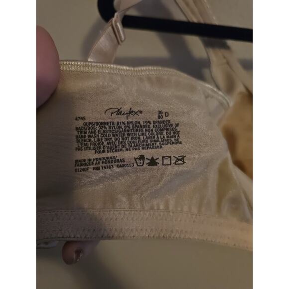 Playtex 18 Hour Tan Ultimate Lift and Support Wire Free T-Shirt Bra Size 36D - Picture 4 of 4